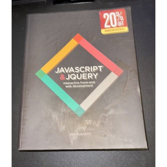 JavaScript and JQuery: Interactive Front-End Web Development Paperback Textbook - Picture 1 of 5